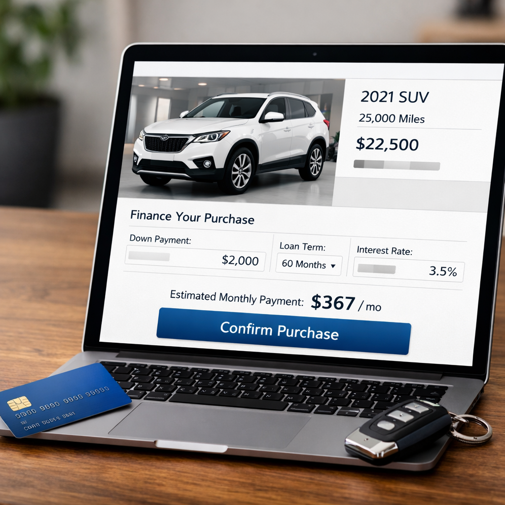 How To Finance And Buy A Car Online In One Step