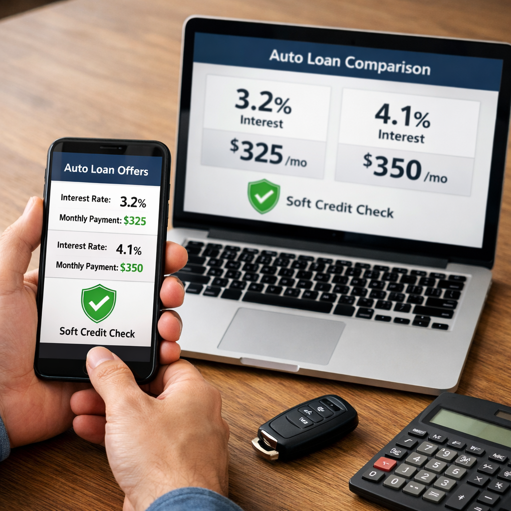How to Instantly Compare Auto Loan Rates Without Hurting Credit