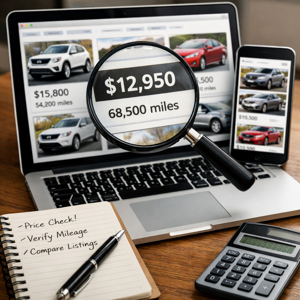 Where to Compare Used Car Prices Without Getting Misled by Listings